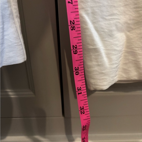 Elegant Linen-Like White Wide Leg Pants - Picture 8 of 8